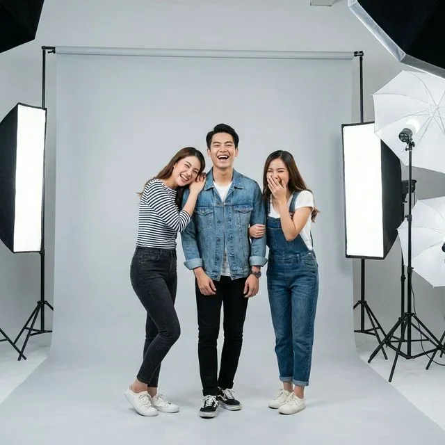 Freunde Fotoshooting - Professionelles Fotoshooting im picjoy Studio Bochum